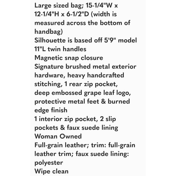 Patricia Nash Danville Womens Black Brown Tote Handbag Leather Color Blo…‎ - Picture 7 of 7